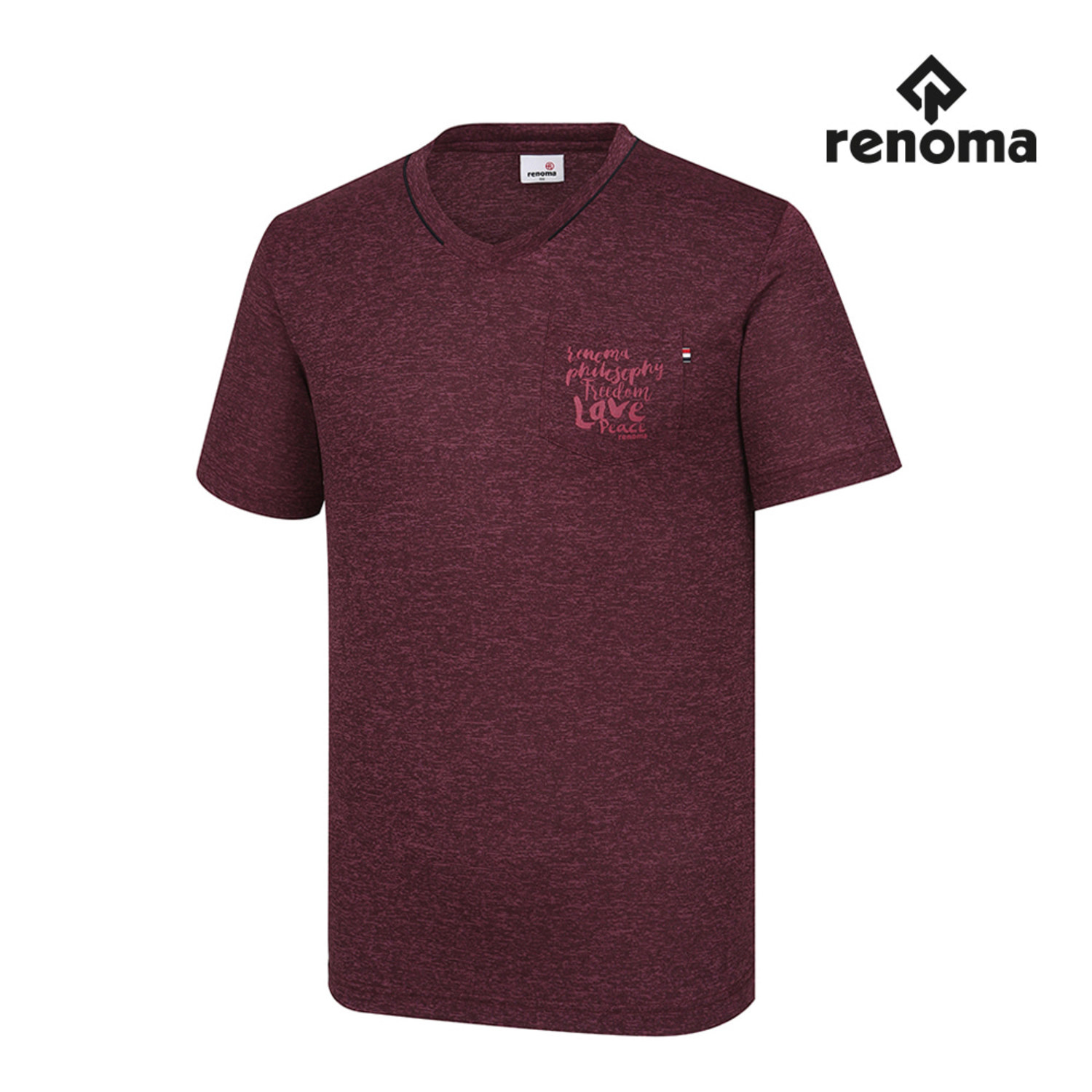 [레노마골프]남성 포켓 포인트 반팔 티셔츠 RMTRI2130-415_G