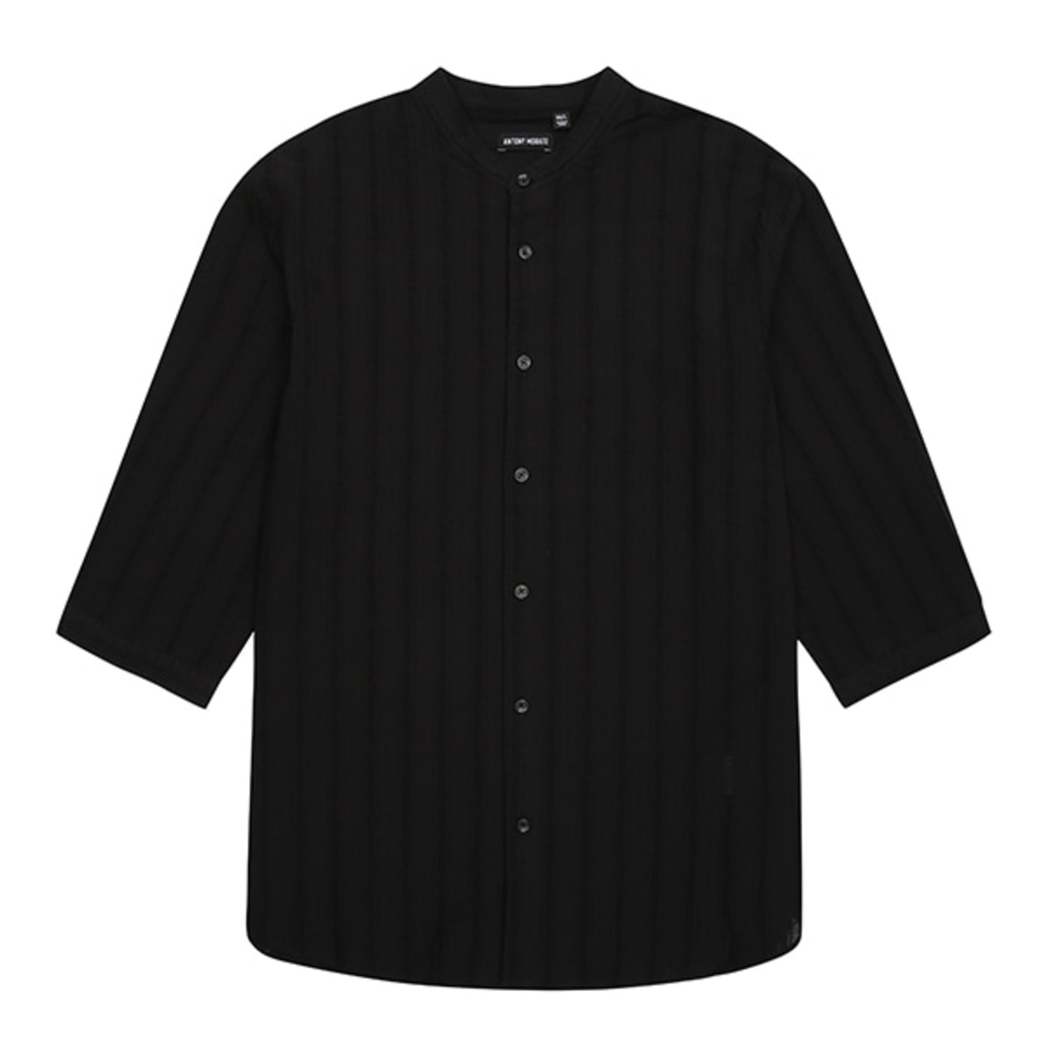 [안토니모라토]남성 코튼 스트라이프 7부 차이나넥 셔츠 MMHLJ5605-900