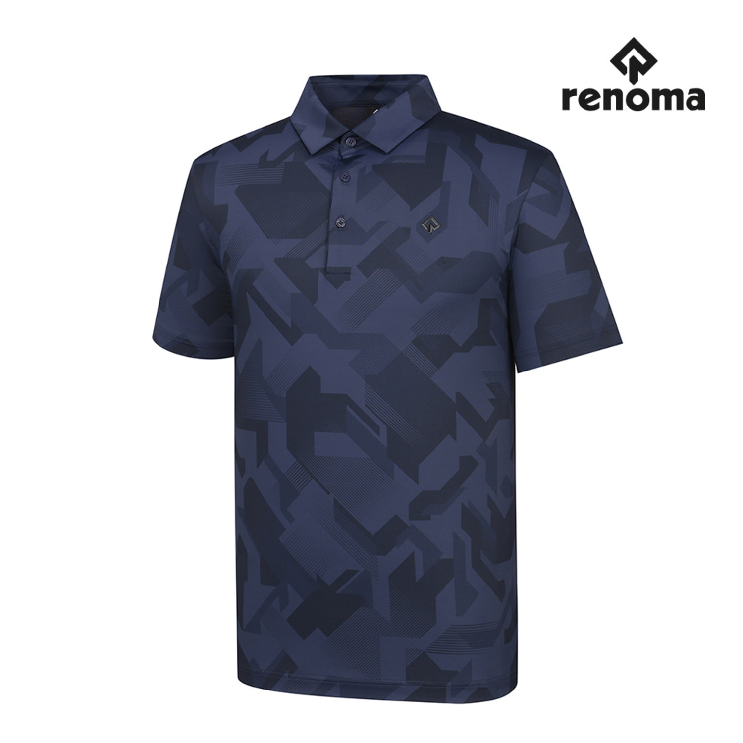 [레노마골프]남성 패턴 카라 반팔 티셔츠 RMTYK2174-925_G