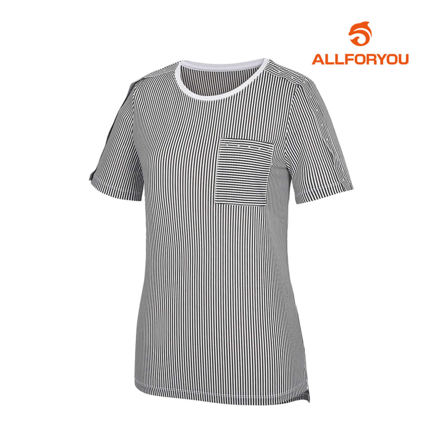 [올포유] 여성 줄무늬 반팔 티셔츠 AWTRH6154-199_G
