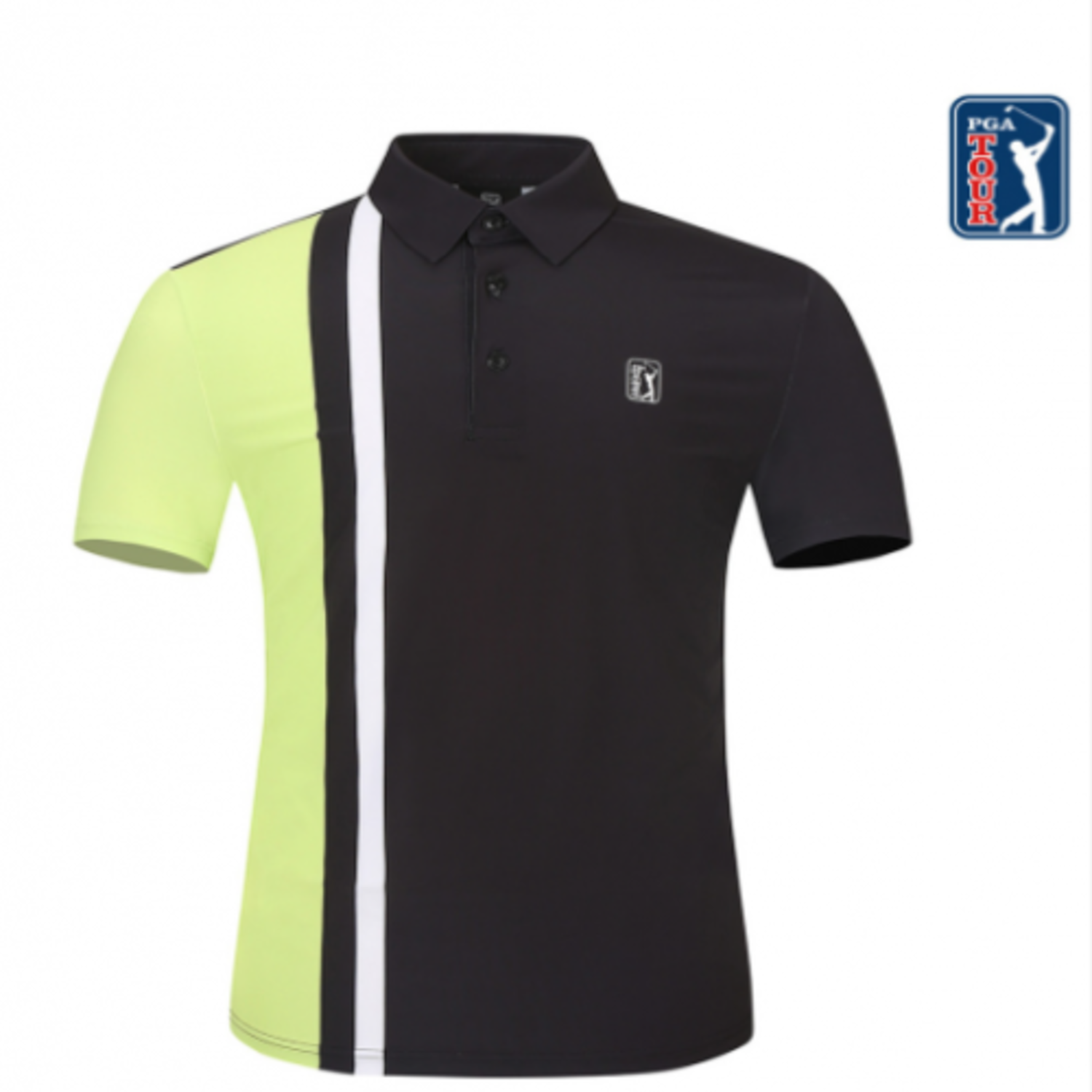 [GSH] PGA TOUR&amp;LPGA 남성 컬러 라인 포인트 티셔츠 L212TS130P19