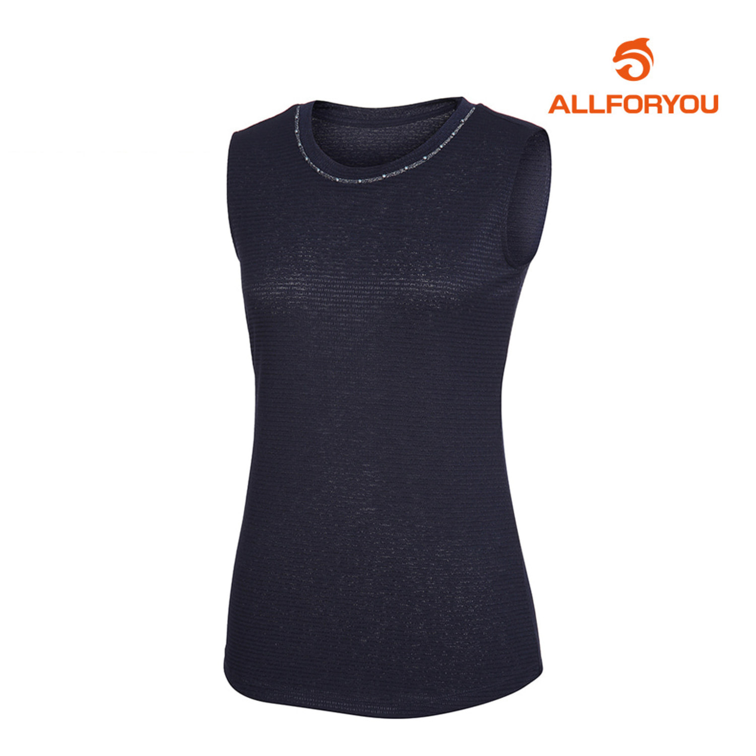 [올포유] 여성 넥장식 민소매 티셔츠 AWQTI6194-915_G