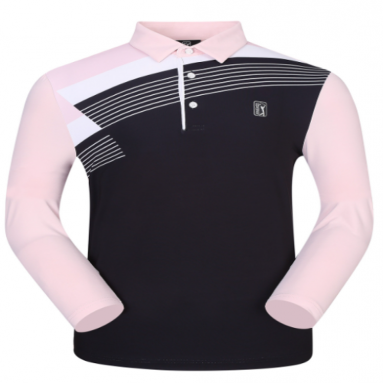[GSH] PGA TOUR&amp;LPGA 남성 컬러블럭 긴팔 티셔츠 L221TL104P30