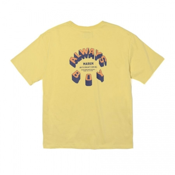 [GSH] 마크엠 Circle Slogan T-Shirts (CI8817)