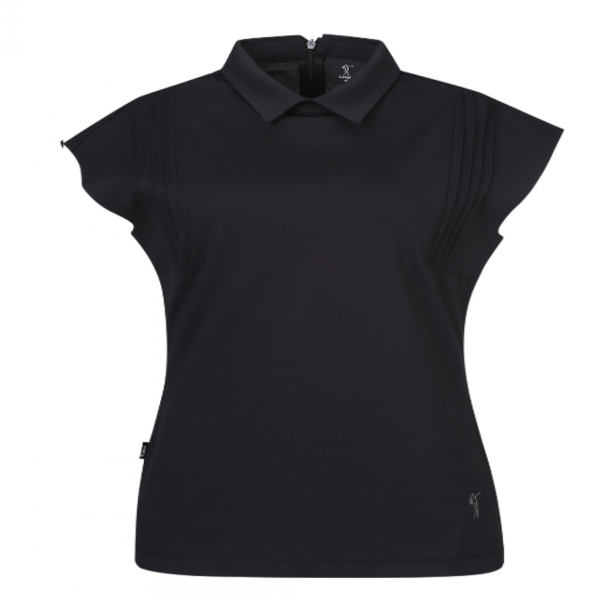 [GSH] PGA TOUR&amp;LPGA 여성 핀턱 포인트 슬리브리스 티셔츠 L222TS521P19