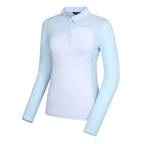 [테일러메이드]21SS 여성 컬러 블록 카라 티셔츠 TWTYK5143-920