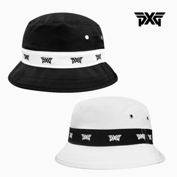 [HIG] PXG ﻿뉴에라 남여공용 로고 리핏 버켓 모자 XFPPU9653