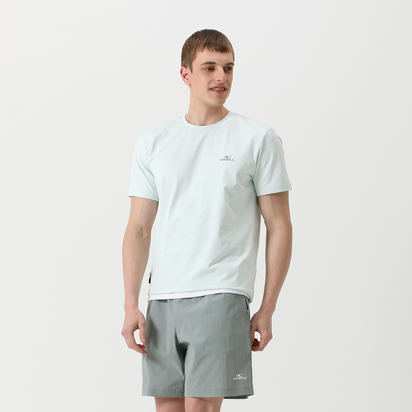 [오닐] [모델착장] 남성 소로나 반팔 티셔츠 OMTRM2352-818