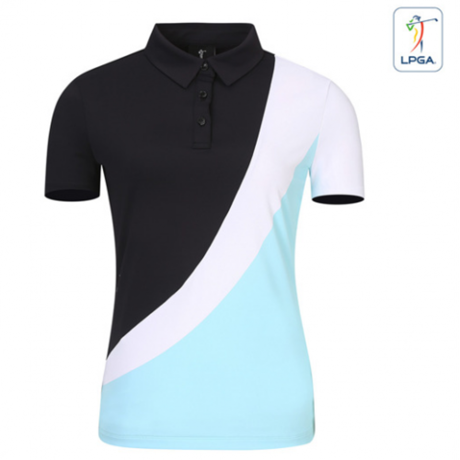 [GSH] PGA TOUR&amp;LPGA 여성 레이디스윙 컬러배색 티셔츠 L212TS522P19