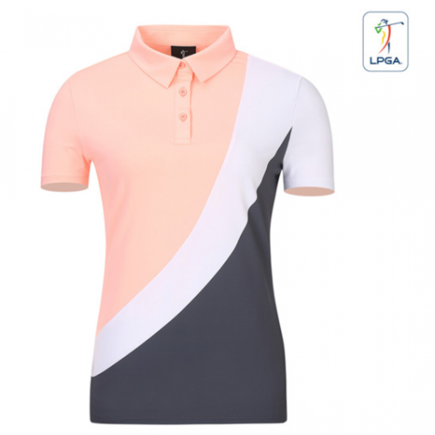 [GSH] PGA TOUR&amp;LPGA 여성 레이디스윙 컬러배색 티셔츠 L212TS522P34