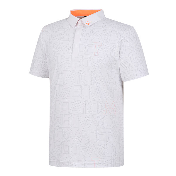 [테일러메이드] 남성 로고 패턴 카라 반팔 티셔츠 TMTYL2249-100